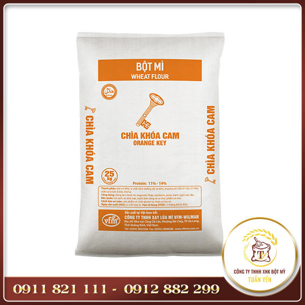 Bột mỳ Chìa khóa cam